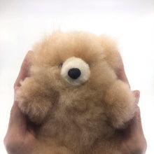 画像をギャラリービューアに読み込む, ぬいぐるみ テディベア ベビーアルパカ100% ペルー職人手仕立て 一点もの(ベージュ)|RUNA SHOP(ルナショップ)