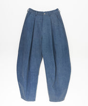 画像をギャラリービューアに読み込む, 【期間限定】タック ウォッシュデニム バレル パンツ|Nora Lily(ノラリリー)