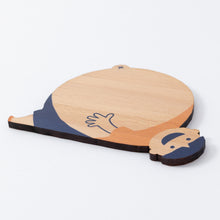 画像をギャラリービューアに読み込む, どうぶつのお友達、木製プレート&コースター【こども】|Ten&O