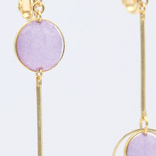 画像をギャラリービューアに読み込む, 美濃和紙のイヤリング/ピアス・丸アシメ|マッチュルーム