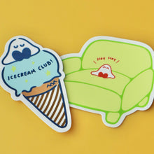画像をギャラリービューアに読み込む, おにぎりおばけステッカー|sasa(ササ)