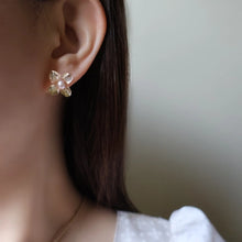 画像をギャラリービューアに読み込む, 【色が選べる】2way淡水パールフラワーピアス|SAKURA jewelry(サクラジュエリー)