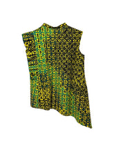 画像をギャラリービューアに読み込む, LADIES | アシメノースリーブフリルブラウス S〜M size -01|ADEGO -African Fabric apparel- (アデゴアフリカンファブリックアパレル)