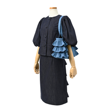 画像をギャラリービューアに読み込む, デニムフリルバッグ|actrhea(アクトレイア)