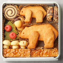 画像をギャラリービューアに読み込む, 小さな森のクッキー缶とメレンゲ花束のギフトボックス|comori(コモリ)