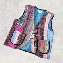 画像をギャラリービューアに読み込む, vintage kantha vest #2|ananyaユイイツムニ(アナンヤユイイツムニ)