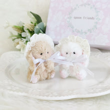 画像をギャラリービューアに読み込む, 手縫いの小さなぬいぐるみ|たれみみうさぎの双子ちゃん②【chai & suger】 BOX付|spoon friends(スプーンフレンズ)