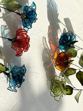 画像をギャラリービューアに読み込む, カラフルローズ|wire art Niko(ワイヤーアートニコ)