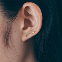 画像をギャラリービューアに読み込む, K18 2-Way Random-Cut Wave Design Pierced Earrings_ウェーブカットデザインピアス|Fujikoshi Jewelry(フジコシジュエリー)