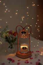 画像をギャラリービューアに読み込む, キャンドルウォーマーシャンデリアハート|MON AROME CHERI candle(モナロームシェリキャンドル)