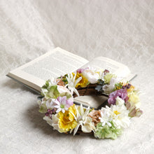 画像をギャラリービューアに読み込む, 自然な色合いのフラワーリース*White&Purple|Luna et Lily(ルナエリリ)