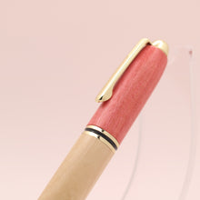画像をギャラリービューアに読み込む, ピンクアイボリー×キンモクセイ 木軸ミニボールペン|Wood Time Factory(ウッドタイムファクトリー)