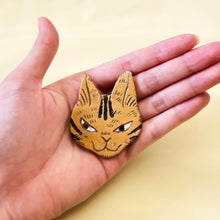 画像をギャラリービューアに読み込む, ブローチ ねこ G|ヨシウラチヒロ