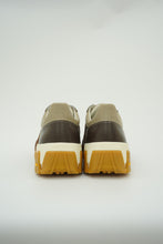 画像をギャラリービューアに読み込む, 西陣織×本革 スニーカー 【轟】 紗綾型 (ベージュ)|KAVKIMONO(カブキモノ)