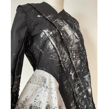 画像をギャラリービューアに読み込む, Patchwork shirt paint black - パッチワークシャツ ペイント黒|Merci DIEU(メルシーデュー)