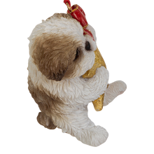 画像をギャラリービューアに読み込む, 星を抱えるシーズーオーナメント|WooBia(ウービア)