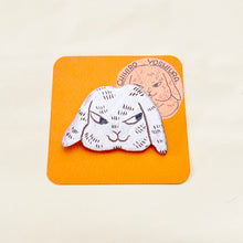 画像をギャラリービューアに読み込む, ブローチ うさぎ H|ヨシウラチヒロ