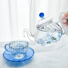 画像をギャラリービューアに読み込む, 青空のように澄みわたるネモフィラのガラスティーセット|Blanche Neige By ちょこにゃん(ブランシュネージュバイチョコニャン)