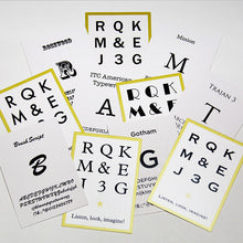 画像をギャラリービューアに読み込む, フォントかるた 欧文版|フォントかるた