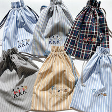 画像をギャラリービューアに読み込む, Palpitation Original Embroidery Kinchaku / Love To Travel|Palpitation(パルピテーション)