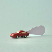 画像をギャラリービューアに読み込む, カードスタンド(ミニメッセージカード付) スポーツカー|TOUZOO(トウズー)