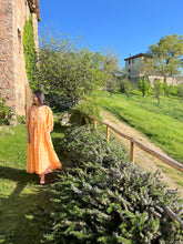 画像をギャラリービューアに読み込む, 上質インドコットン マキシドレス ピーチファズ|MANGALA ARATI(マンガラ アーラティー)