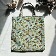 画像をギャラリービューアに読み込む, ウェーブタックトートバッグ(ブラウン・犬)|Nikomatch(ニコマッチ)