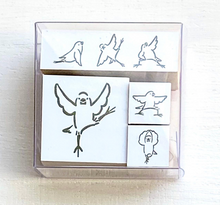 画像をギャラリービューアに読み込む, 「小鳥とヨガ」文鳥さんスタンプセット〈1〉|コトリヨガ