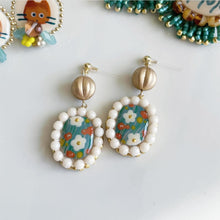 画像をギャラリービューアに読み込む, 草原のお花ピアス|slowly&starry(スローリーアンドスターリー)