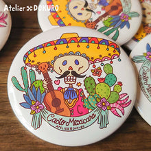 画像をギャラリービューアに読み込む, Cacto Mexicana・缶バッジ|ATELIER DOKURO(アトリエドクロ)