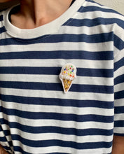 画像をギャラリービューアに読み込む, ブローチ【カラフルバニラ】|tsubutsubu design.(ツブツブデザイン)