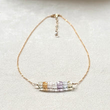 画像をギャラリービューアに読み込む, 7色の天然石のアミュレットネックレス|beads room mimo(ビーズルームミモ)