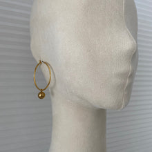 画像をギャラリービューアに読み込む, Big hoop piece gold ピアス イヤリング | LUNACHIC(ルナシック)