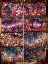 画像をギャラリービューアに読み込む, IchigoZukin Design Paper Book Crimson Collection|nene_hope_heart(ネネホープハート)