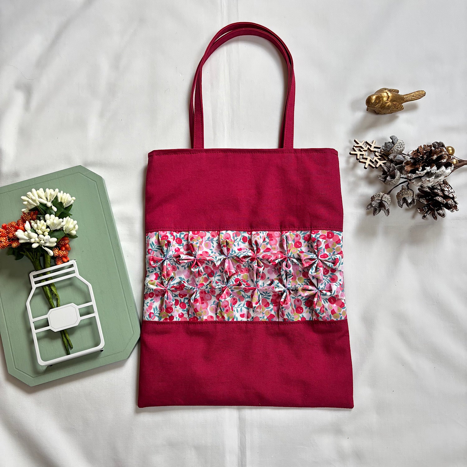 フラワーモチーフバック ELEMOOD】BLOSSOMシリーズ フラワーモチーフ