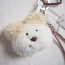 画像をギャラリービューアに読み込む, おくま(白)ストラップ|animini(アニミニ)