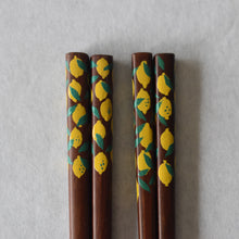 画像をギャラリービューアに読み込む, レモン柄/うるしのおはし|warped(ワープド)