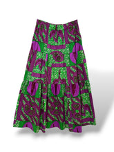 画像をギャラリービューアに読み込む, LADIES|ティアードロングスカート -01|ADEGO -African Fabric apparel- (アデゴアフリカンファブリックアパレル)