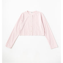 画像をギャラリービューアに読み込む, Organic Cotton Cropped Cardigan (オーガニックコットン クロップドカーディガン)|syngja(シンギア)