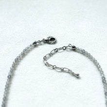 画像をギャラリービューアに読み込む, 天然石・2トップ付ショートネックレス①|beads room mimo(ビーズルームミモ)