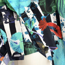 画像をギャラリービューアに読み込む, Manteau shirt E - マントシャツE白黒ストライプ|Merci DIEU(メルシーデュー)