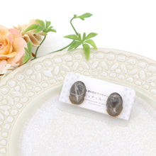 画像をギャラリービューアに読み込む, 美濃和紙のイヤリング/ピアス・オーバル|マッチュルーム