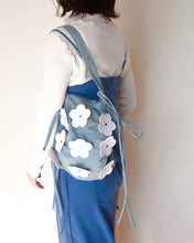 画像をギャラリービューアに読み込む, Rugby ball bag<Leather Flower motif>|Cherry on top(チェリーオントップ)