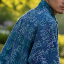 画像をギャラリービューアに読み込む, vintage kantha jacket "蒼の記憶" #4|ananyaユイイツムニ(アナンヤユイイツムニ)