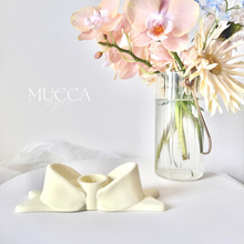 画像をギャラリービューアに読み込む, Jesmonite Ribbon Candle Holder|Mucca x Tigre(ムッカティーグレ)