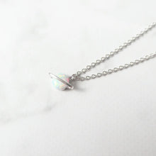 画像をギャラリービューアに読み込む, オパール プラネット ネックレス(シルバー925/ロジウムプレーティング)|SMUK(スムーク)