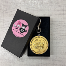 画像をギャラリービューアに読み込む, My Melody 50th & Kuromi 20th Anniversaries バッグチャーム・マイメロディ&クロミ・ゴールド|Cuprum by ISHIWATA(クプラム バイ イシワタ)