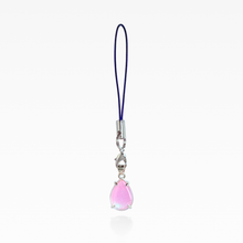 画像をギャラリービューアに読み込む, 色が変わる宝石ストラップ アジサイ石「アジサイの雫」 14×10mm|atelier ShowKer(アトリエショーカー)