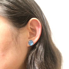 画像をギャラリービューアに読み込む, 水彩鉱石レジンピアス/イヤリングbehind Black|mi-style(ミースタイル)