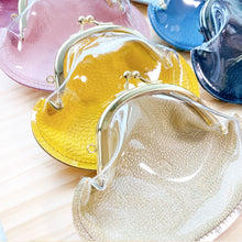 画像をギャラリービューアに読み込む, クリアがま口 本革 小銭入れ 小物入れ スケルトンがま口|六屋(ムツヤ)